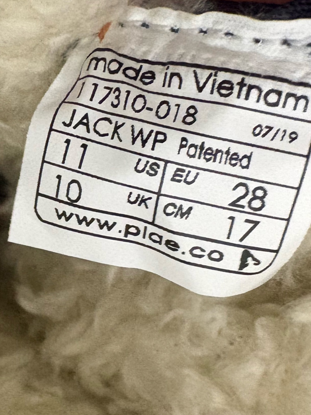 Plae Jack Waterproof Boots size 11 - Picture 8 of 8